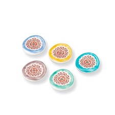 Kutani Ware Hashioki Japanisch St&auml;bchen St&uuml;tze Set Aka-E Marumon Made IN Japan