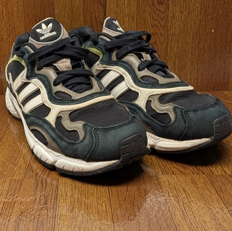 Adidas Temper Run EE7735 Men’s 10.5 Black Gray Trail Inspired Retro Sneakers