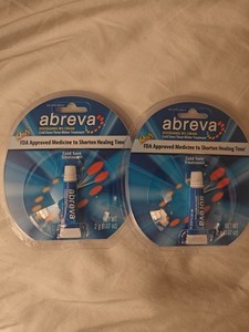 2 - Abreva Cold Sore/Fever Blister Treatment - Exp 09/2028