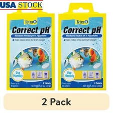 2 Pack Aquarium Water Treatment Tablets pH Balance 8 Count Neutral Maintenance