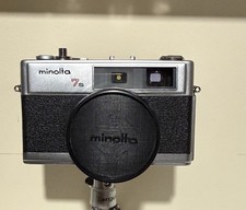 Minolta Hi-Matic 7S Rangefinder Film Camera 45mm f/1.8 Rokkor From JAPAN