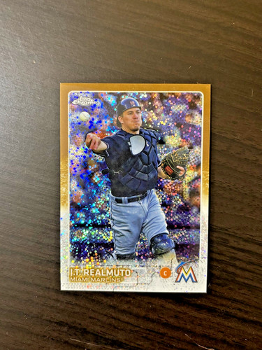 J.T. Realmuto [Gold] #US398 2015 Topps Chrome Update card