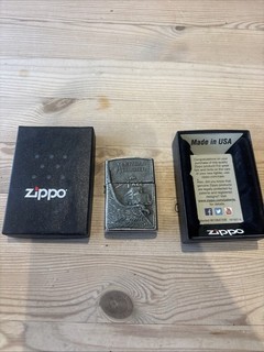 Zippo Lighter ‘American Trucker Born To Be Free’ In Original Presentation Box