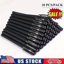 20PCS Ballpoint Pens - 0.5mm Black Ink Ball Point Pens for Office Writing School