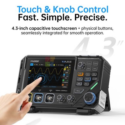 FNIRSI 2D15P Digital Multimeter Oscilloscope Signal Generator Duan Channel 100M