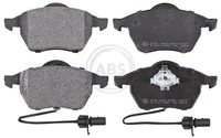 37156 A.B.S. Bremsbelagsatz, Scheibenbremse FüR Audi,Seat,Skoda,Vw