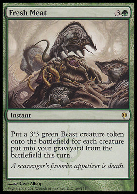 MTG FRESH MEAT FOIL - FRESH CARNE - NPH - MAGIC