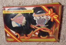 Vintage Mid Century Castanets Palillos Spain Espa a Travel Vacation Souvenir