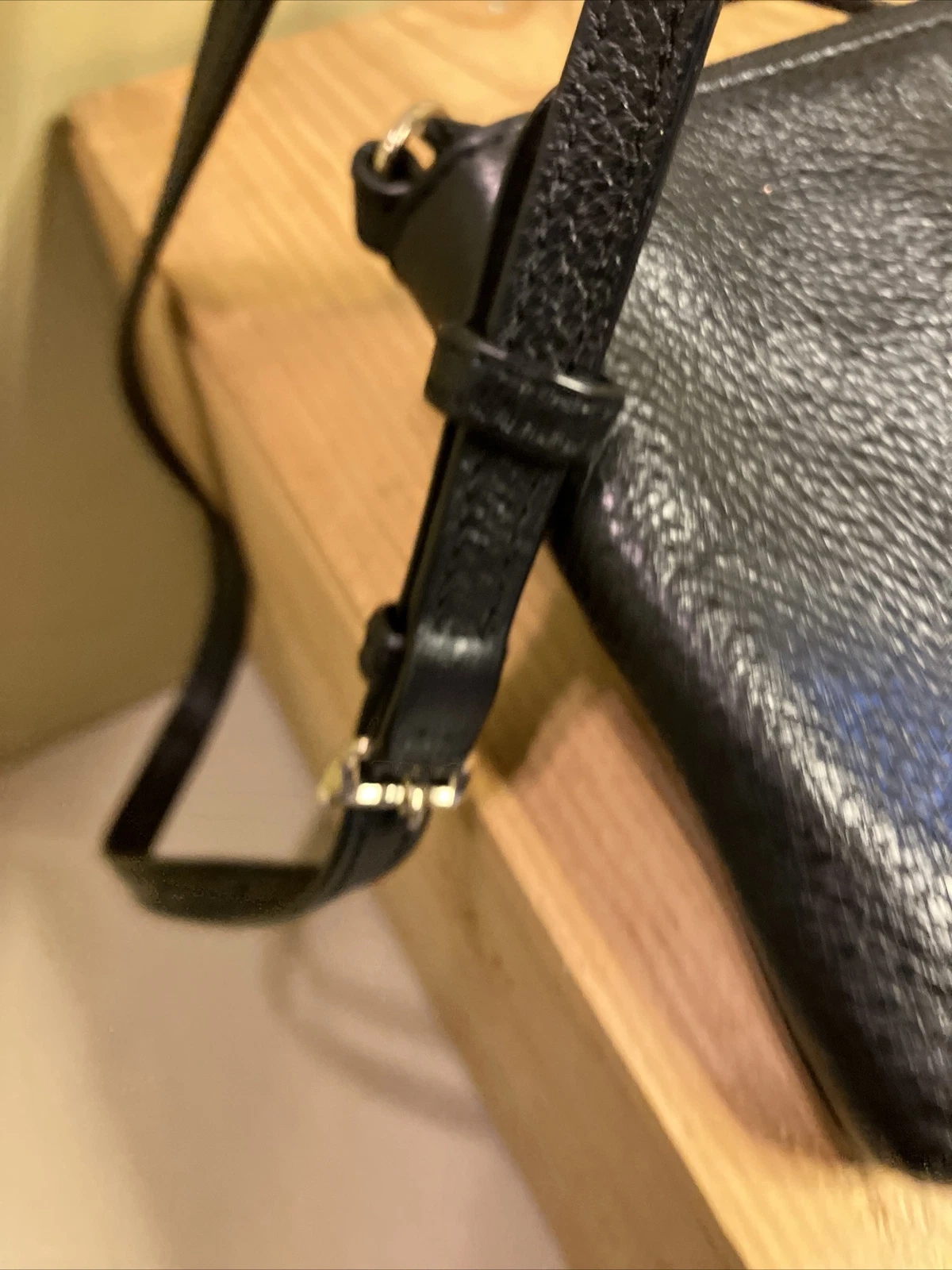 Coach pelle ciottolata Quinn borsa a tracolla a tracolla cinturino catena F52709 nero