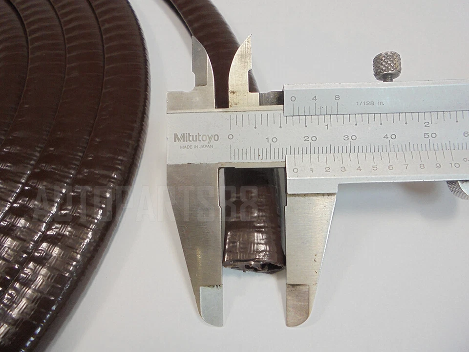 适用于丰田 Carina TA10 RA11 TA12 RA13 TA14 TA15 Pinchweld Edge 密封深棕色 — 第 2/4 张图片