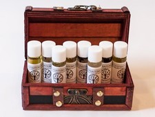 Chest of 8 Anointing Oils - Witch Wicca Pagan Witchcraft