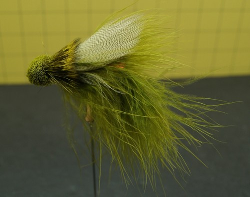 MFC Galloup's Olive Articulated Flathead Size #4 Single Fly - Picture 1 of 6