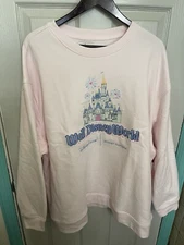 Walt Disney World Stoney Clover Lane SCL Pink Pullover Sweatshirt Sweater XL New