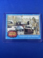 1977 TOPPS STAR WARS #12 THE DROIDS ARE REUNITED! GREAT CONDITION