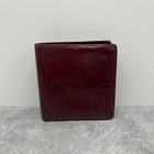 New ListingCartier Red Must De Logo Patent Leather Bifold Wallet Luxury Credit Card Coin
