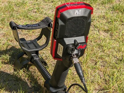 Minelab X-Terra Pro Magnetic Charging Port Cover.