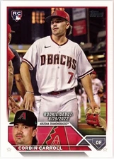 2023 Topps Update Rookie Debut Corbin Carroll #US244 Rookie RC