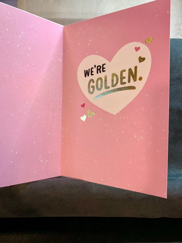 Tarjeta de aniversario Golden Girls Relationship Is Golden Foto 3 de 4