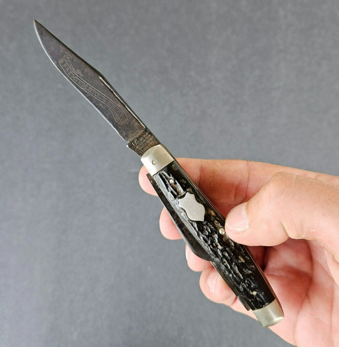 Antique IXL GEORGE WOSTENHOLM 3 Blade Pocket Knife SHEFFIELD