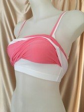 Strappy Vest Tops  Ladies Cami Top Sizes 10-14 Cotton / lycra