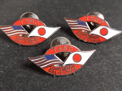 Lot Of 3 Toyota Auto Body California TABC Long Beach California Pins