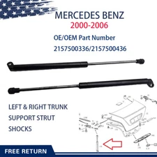 New Mercedes Trunk Support Strut Shocks Set of 2 For W215 CL500 CL55 CL600 CL65
