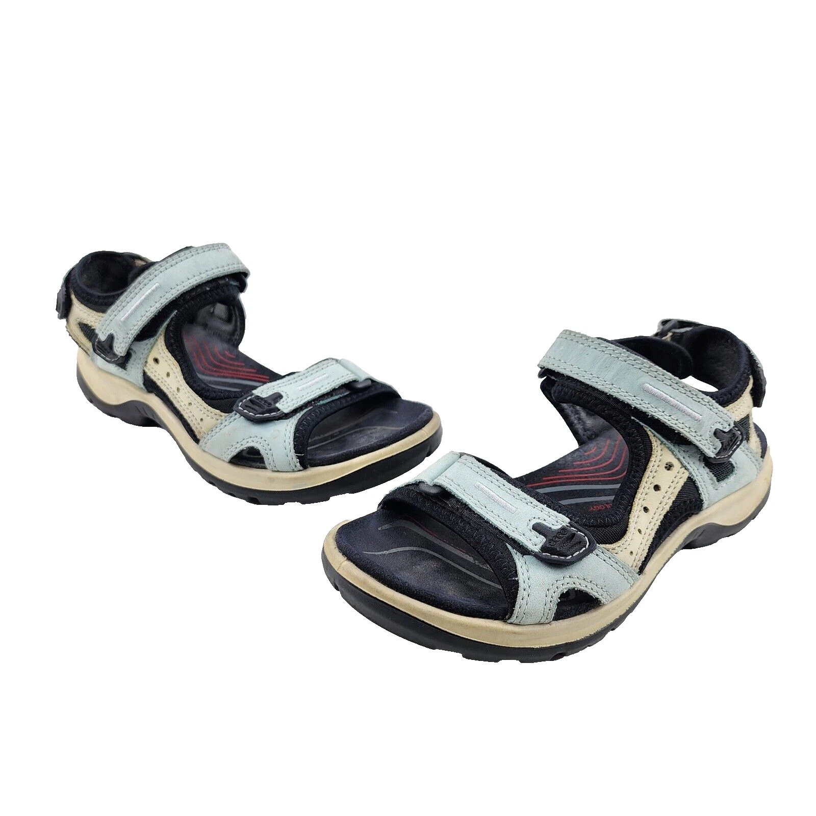 Scarpe sandali donna 5 5 5 36 Ecco Yucatan outdoor trekking blu chiaro grigio