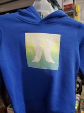 Hurley Boy's Blue Logo Hoodie Size 6 NEW