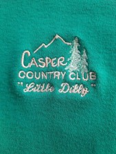 "Casper Country Club" Short Sleeve Shirt Sz L Cross Creek Made in USA