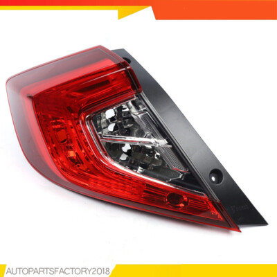 Tail Lights Left Driver Rear Stop Lamp For 2016 2017 2018 2019 2021 Honda Civic