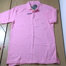 New Mens Saddlebred Pink Polo   Shirt size Small