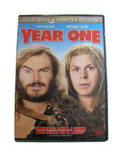 "YEAR ONE 2009 " Theatrical  Unrated Edition DVD 2009 starring Jack Black