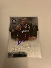 C.J. Watson 20 2012-13 Panini Brilliance Brooklyn Nets Signed Auto COA