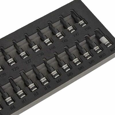 A-YAN Sealey AK7985 TRX-Star/Hex/Spline Socket Bit Set 22pc 3/8 Sq Drive