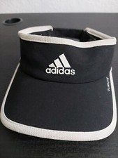 Adidas Aeroready Black white Adjustable OS Visor Hat Cap
