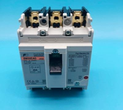 1PC NEW FUJI Circuit breaker master air switch BW50EAG 3P 40A 50A