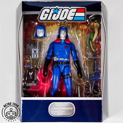 G.I. JOE COBRA COMMANDER  Super7 Ultimates Ultimate NEU OVP GI JOE Action Figur