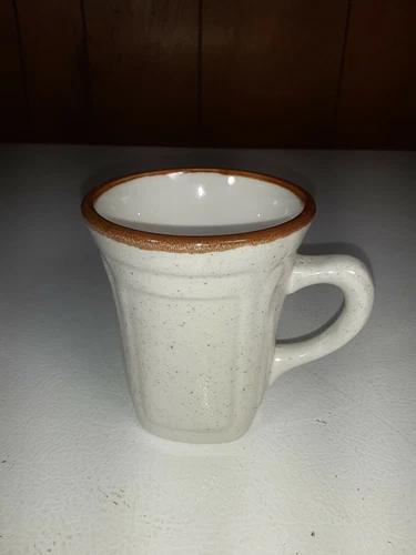 Vintage Syracuse China Brown Speckled  Restaurant Diner Ware Mug 6a USA