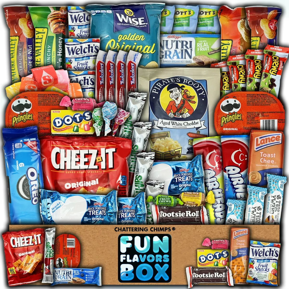 Favorite Snack Box Cookies Chips Candy Snacks Care Package 50