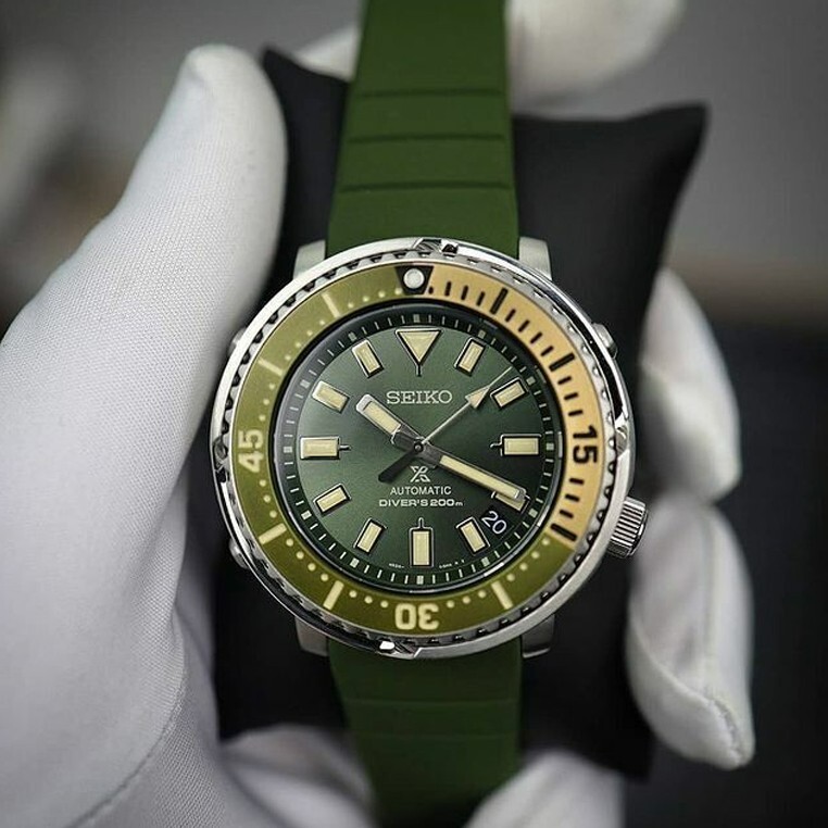 Brand New Seiko Prospex Tuna Safari SRPF83K1 Olive Green Automatic