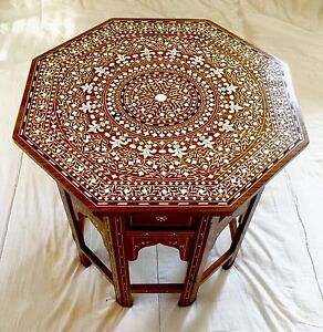 Indian Octagonal Table /side Table/occasional Table Solid Rosewood