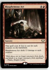 Blasphemous Act 86 R NM Magic: The Gathering