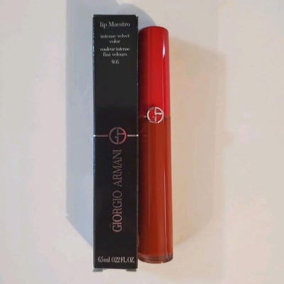New in Box Giorgio Armani Lip Maestro Intense Velvet Color Shade 405 Sultan
