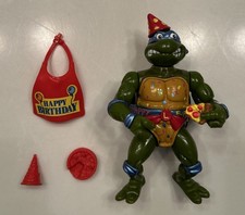 Classic Party Reptile Leo Bodacious Birthday TMNT 100 Complete 1992 Playmates