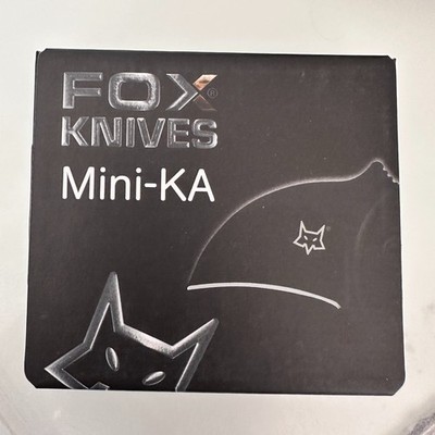 FOX KNIVES Mini-KA Folding FX-535 O Knife 1'' Stainless Blade Orange Grip