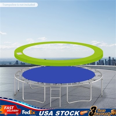 12 Ft Trampoline Spring Cover Green Trampoline Replacement Safety Pad Round