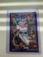 2026 Topps Series 1 Matt Olson Purple Mojo 181/250 🔥🔥