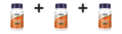 3 x Now Foods Probiotic-10  50 Billion (50) (733,27 EUR/kg)