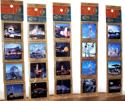 1964-65 New York World's Fair slides  4pk. SEALED  10 Different