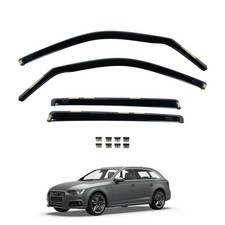 Team Heko Rain & Wind Deflectors for Audi A4 Avant (2015+ ) Front & Rear 4pc Set